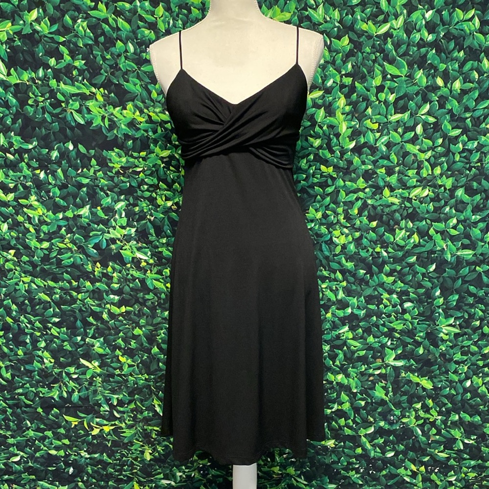 Connected Apparel Basic Black Dress Size 6